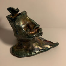 Load image into Gallery viewer, Fired clay sculpture, Heart Shaped Kiss. AGE